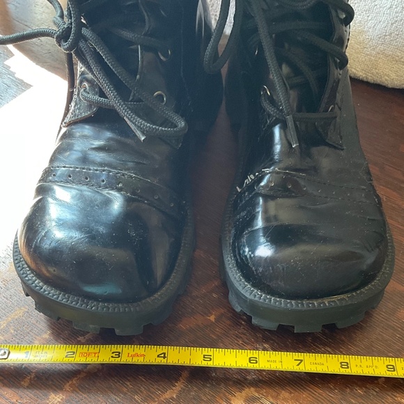 COMBAT BLACK BOOTS USED UNISEX SIZE 8.5 by EXPELLED - Picture 12 of 13